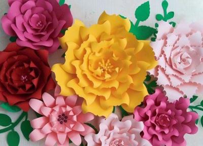 6 روش آسان برای درست کردن گل کاغذی زیبا