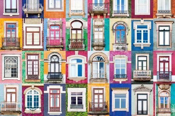 پنجره های ساختمان های جهان؛ دریچه ای به سوی رنگ و هویت متفاوت